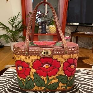 Isabella Fiore iconic basket handbag